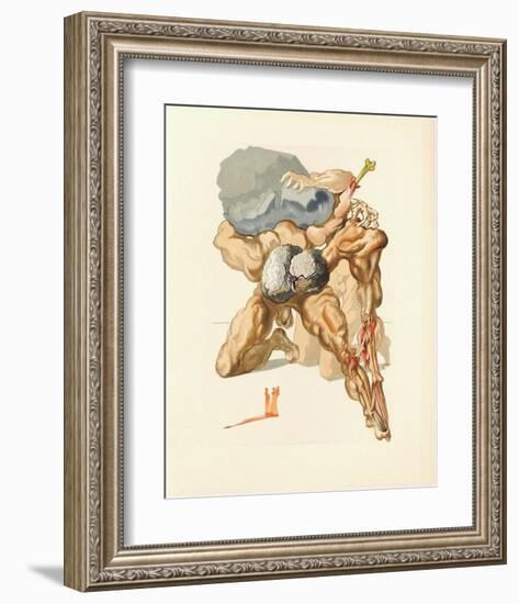 Divine Comedie, Enfer 07: Les Avares Et Les Prodigues-Salvador Dalí-Framed Collectable Print