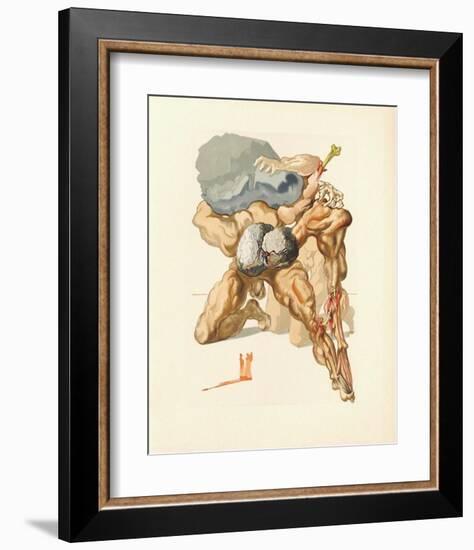 Divine Comedie, Enfer 07: Les Avares Et Les Prodigues-Salvador Dalí-Framed Collectable Print