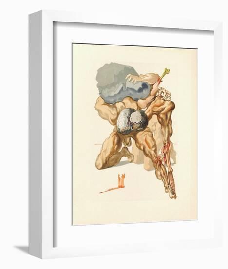 Divine Comedie, Enfer 07: Les Avares Et Les Prodigues-Salvador Dalí-Framed Collectable Print