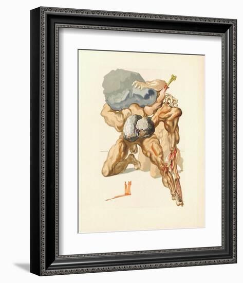 Divine Comedie, Enfer 07: Les Avares Et Les Prodigues-Salvador Dalí-Framed Collectable Print