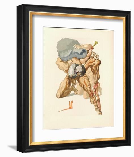 Divine Comedie, Enfer 07: Les Avares Et Les Prodigues-Salvador Dalí-Framed Collectable Print