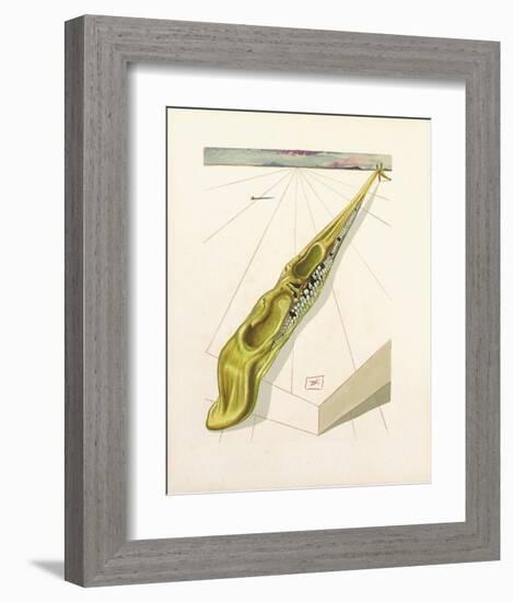 Divine Comedie, Enfer 14: Blasphemateurs-Salvador Dalí-Framed Collectable Print