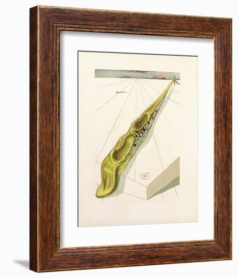 Divine Comedie, Enfer 14: Blasphemateurs-Salvador Dalí-Framed Collectable Print