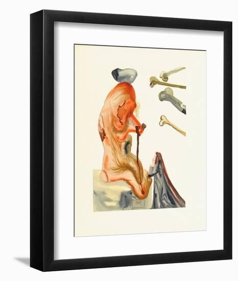 Divine Comedie, Enfer 18: Les Trompeurs-Salvador Dalí-Framed Collectable Print