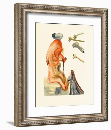 Divine Comedie, Enfer 18: Les Trompeurs-Salvador Dalí-Framed Collectable Print