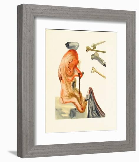 Divine Comedie, Enfer 18: Les Trompeurs-Salvador Dalí-Framed Collectable Print