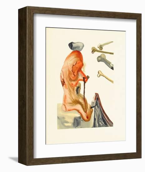 Divine Comedie, Enfer 18: Les Trompeurs-Salvador Dalí-Framed Collectable Print