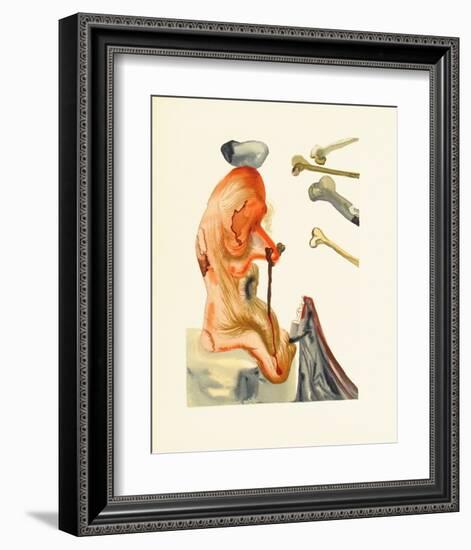 Divine Comedie, Enfer 18: Les Trompeurs-Salvador Dalí-Framed Collectable Print