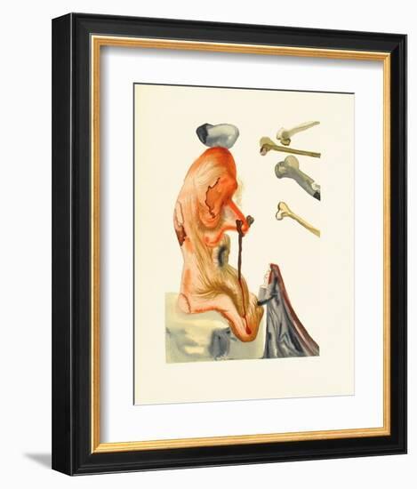 Divine Comedie, Enfer 18: Les Trompeurs-Salvador Dalí-Framed Collectable Print