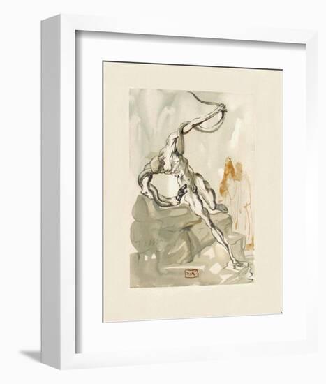 Divine Comedie, Enfer 24: Les Voleurs-Salvador Dalí-Framed Collectable Print