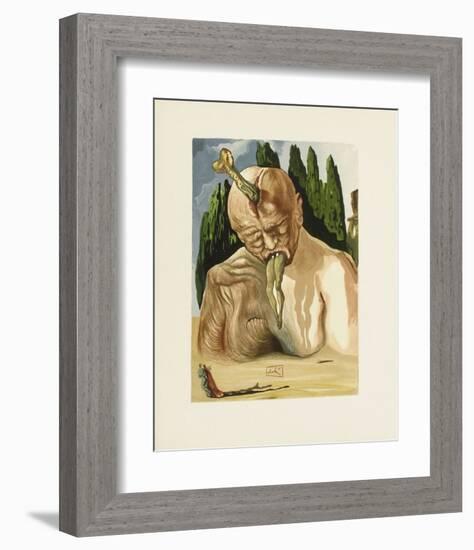 Divine Comedie, Enfer 27: Un Diable Logicien-Salvador Dalí-Framed Collectable Print