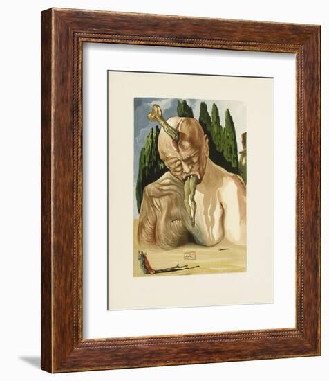 Divine Comedie, Enfer 27: Un Diable Logicien-Salvador Dalí-Framed Collectable Print