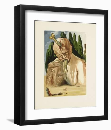 Divine Comedie, Enfer 27: Un Diable Logicien-Salvador Dalí-Framed Collectable Print