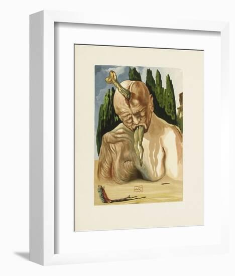 Divine Comedie, Enfer 27: Un Diable Logicien-Salvador Dalí-Framed Collectable Print