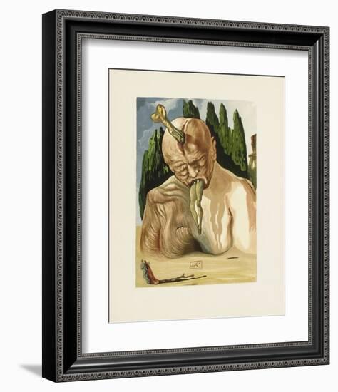 Divine Comedie, Enfer 27: Un Diable Logicien-Salvador Dalí-Framed Collectable Print