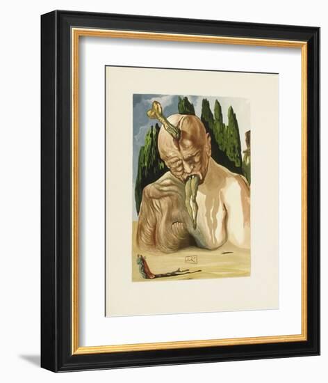 Divine Comedie, Enfer 27: Un Diable Logicien-Salvador Dalí-Framed Collectable Print