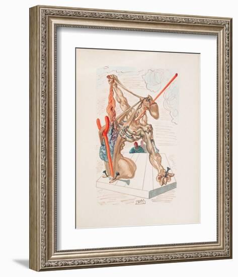 Divine Comedie, Enfer 29: Les Falsificateurs-Salvador Dalí-Framed Collectable Print