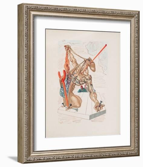 Divine Comedie, Enfer 29: Les Falsificateurs-Salvador Dalí-Framed Collectable Print