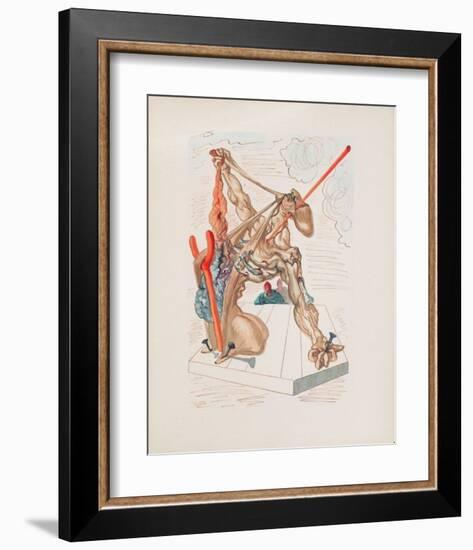 Divine Comedie, Enfer 29: Les Falsificateurs-Salvador Dalí-Framed Collectable Print