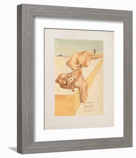 Divine Comedie, Enfer 30: Les hommes qui s'entre-devorent-Salvador Dalí-Framed Collectable Print