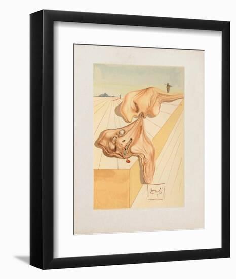 Divine Comedie, Enfer 30: Les hommes qui s'entre-devorent-Salvador Dalí-Framed Collectable Print