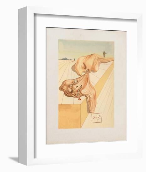 Divine Comedie, Enfer 30: Les hommes qui s'entre-devorent-Salvador Dalí-Framed Collectable Print