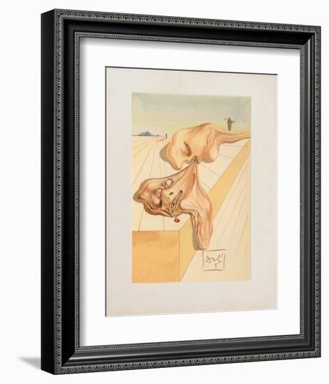 Divine Comedie, Enfer 30: Les hommes qui s'entre-devorent-Salvador Dalí-Framed Collectable Print