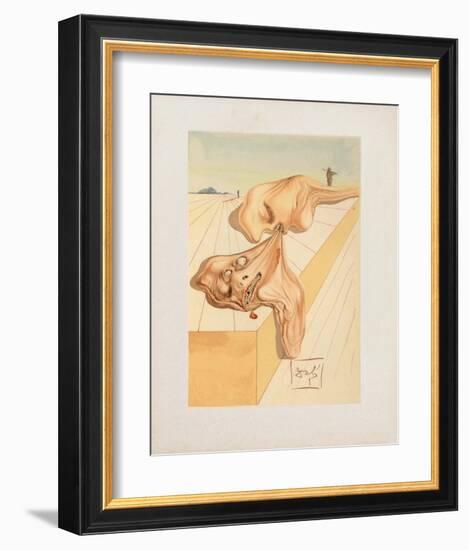 Divine Comedie, Enfer 30: Les hommes qui s'entre-devorent-Salvador Dalí-Framed Collectable Print