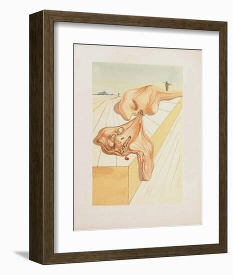 Divine Comedie, Enfer 30: Les hommes qui s'entre-dévorent-Salvador Dalí-Framed Collectable Print