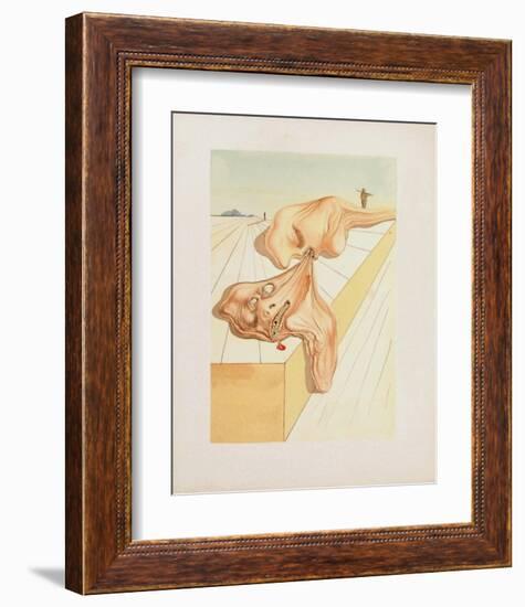 Divine Comedie, Enfer 30: Les hommes qui s'entre-dévorent-Salvador Dalí-Framed Collectable Print