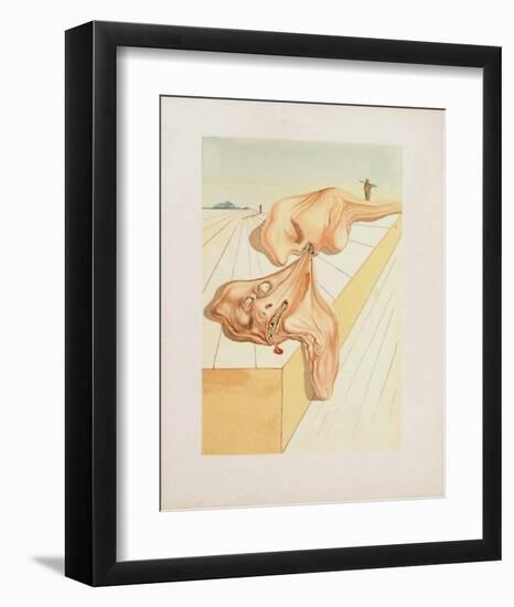 Divine Comedie, Enfer 30: Les hommes qui s'entre-dévorent-Salvador Dalí-Framed Collectable Print