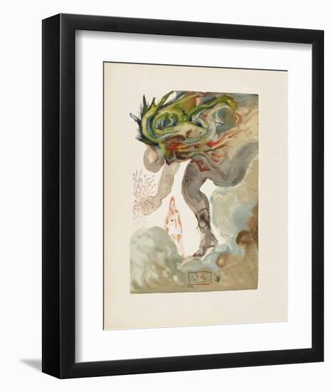 Divine Comedie, Enfer 31: Les Geants-Salvador Dalí-Framed Collectable Print