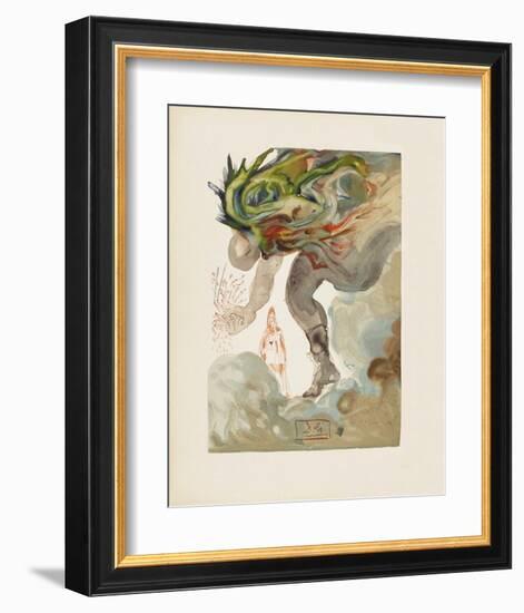 Divine Comedie, Enfer 31: Les Geants-Salvador Dalí-Framed Collectable Print