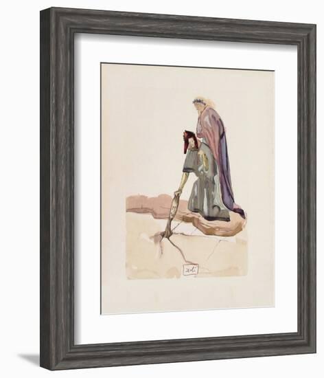 Divine Comedie, Enfer 32: Les Traitres envers leur Patrie-Salvador Dalí-Framed Collectable Print