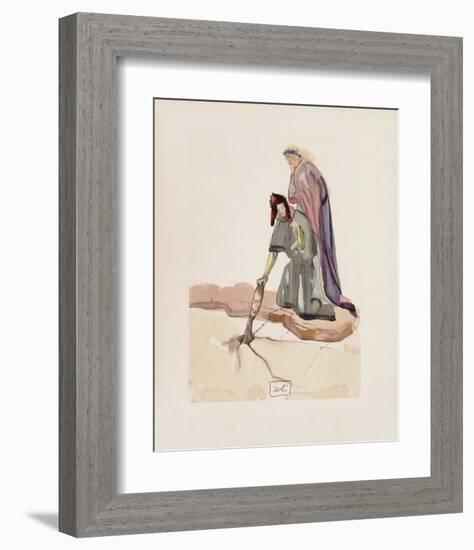 Divine Comedie, Enfer 32: Les Traitres envers leur Patrie-Salvador Dalí-Framed Collectable Print