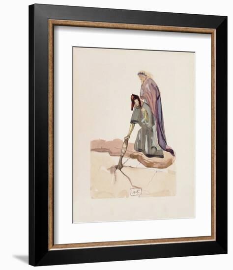 Divine Comedie, Enfer 32: Les Traitres envers leur Patrie-Salvador Dalí-Framed Collectable Print