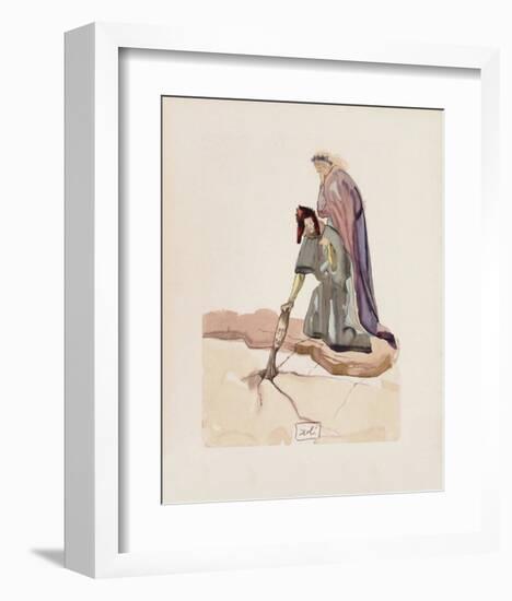 Divine Comedie, Enfer 32: Les Traitres envers leur Patrie-Salvador Dalí-Framed Collectable Print