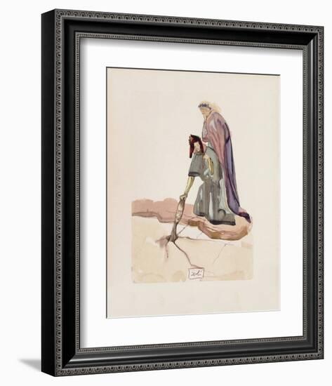 Divine Comedie, Enfer 32: Les Traitres envers leur Patrie-Salvador Dalí-Framed Collectable Print