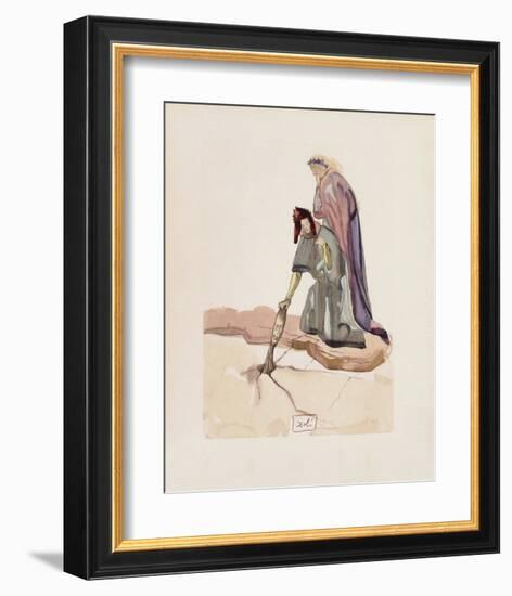 Divine Comedie, Enfer 32: Les Traitres envers leur Patrie-Salvador Dalí-Framed Collectable Print