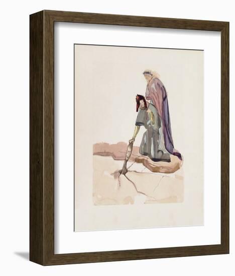 Divine Comedie, Enfer 32: Les Traitres envers leur Patrie-Salvador Dalí-Framed Collectable Print