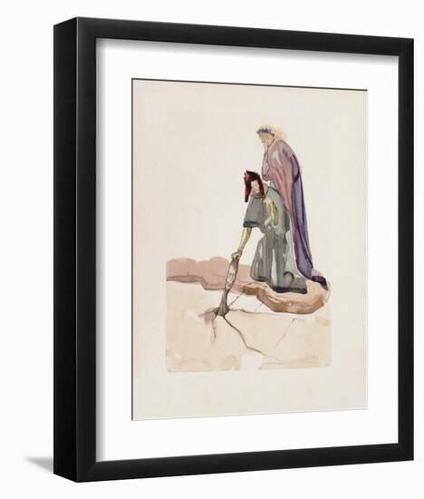 Divine Comedie, Enfer 32: Les Traitres envers leur Patrie-Salvador Dalí-Framed Collectable Print