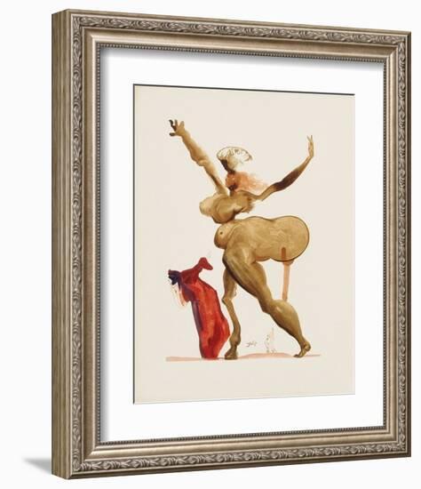 Divine Comedie, Enfer 33: Les Traitres Envers Leurs Hôtes-Salvador Dalí-Framed Collectable Print