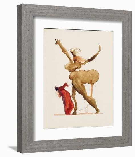 Divine Comedie, Enfer 33: Les Traitres Envers Leurs Hôtes-Salvador Dalí-Framed Collectable Print