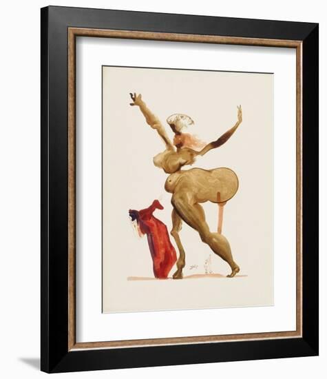 Divine Comedie, Enfer 33: Les Traitres Envers Leurs Hôtes-Salvador Dalí-Framed Collectable Print