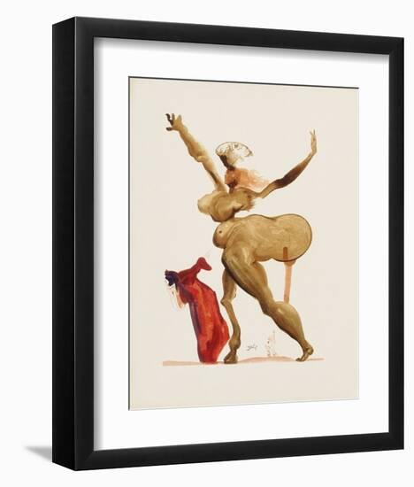 Divine Comedie, Enfer 33: Les Traitres Envers Leurs Hôtes-Salvador Dalí-Framed Collectable Print