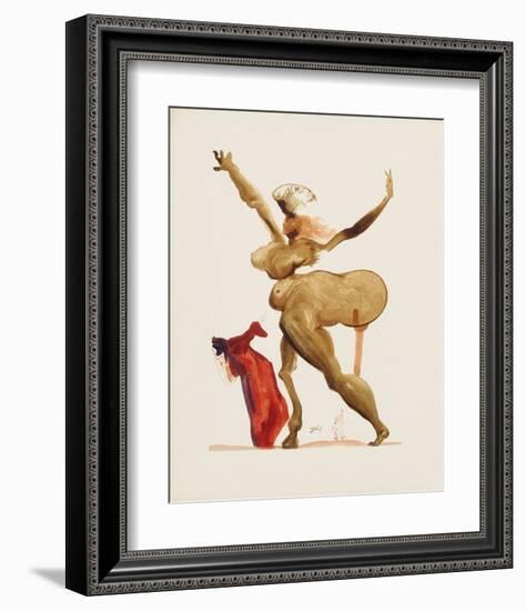 Divine Comedie, Enfer 33: Les Traitres Envers Leurs Hôtes-Salvador Dalí-Framed Collectable Print