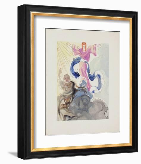 Divine Comedie, Paradis 03: Le Premier Ciel-Salvador Dalí-Framed Collectable Print