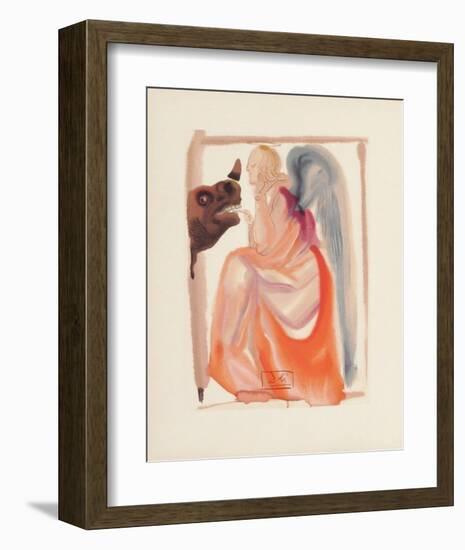 Divine Comedie, Paradis 06: Le ciel de Mercure-Salvador Dalí-Framed Collectable Print