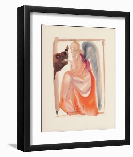 Divine Comedie, Paradis 06: Le ciel de Mercure-Salvador Dalí-Framed Collectable Print