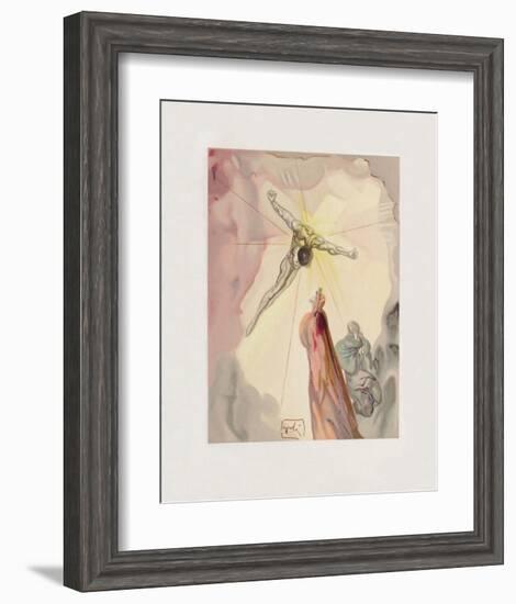 Divine Comedie, Paradis 14: L'apparition du Christ-Salvador Dalí-Framed Collectable Print